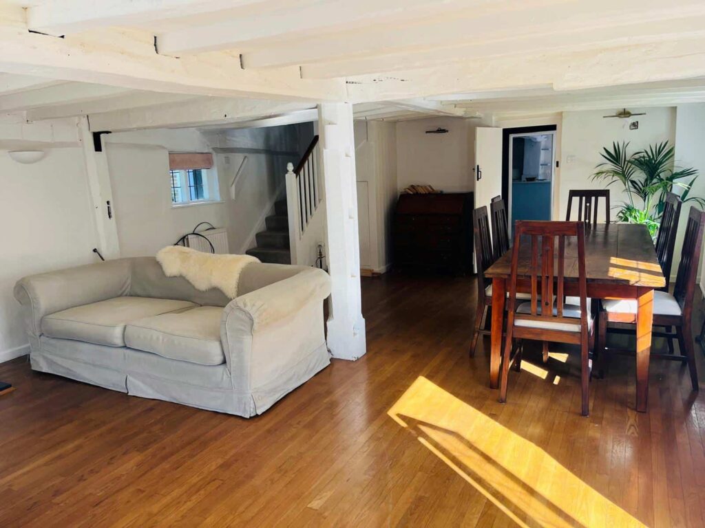 Dining and living room furniture prepared for a full house move in Ruislip HA4